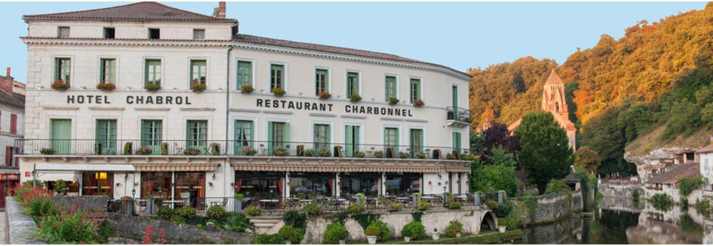 Hotel Restaurant Charbonnel Brantôme Exterior foto